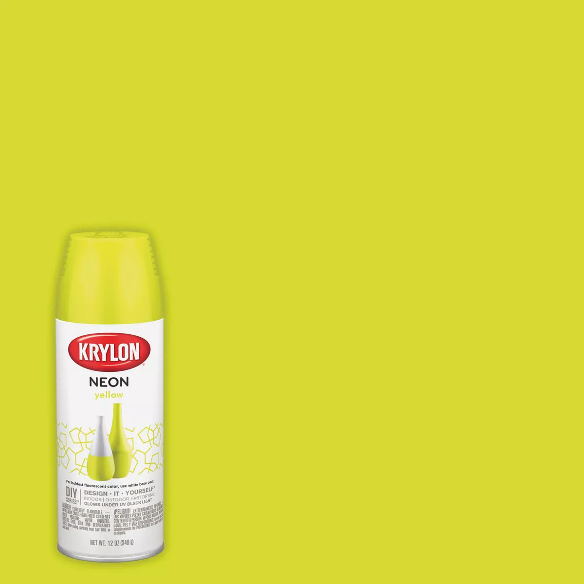 Krylon 12 Oz. Neon Yellow Spray Paint