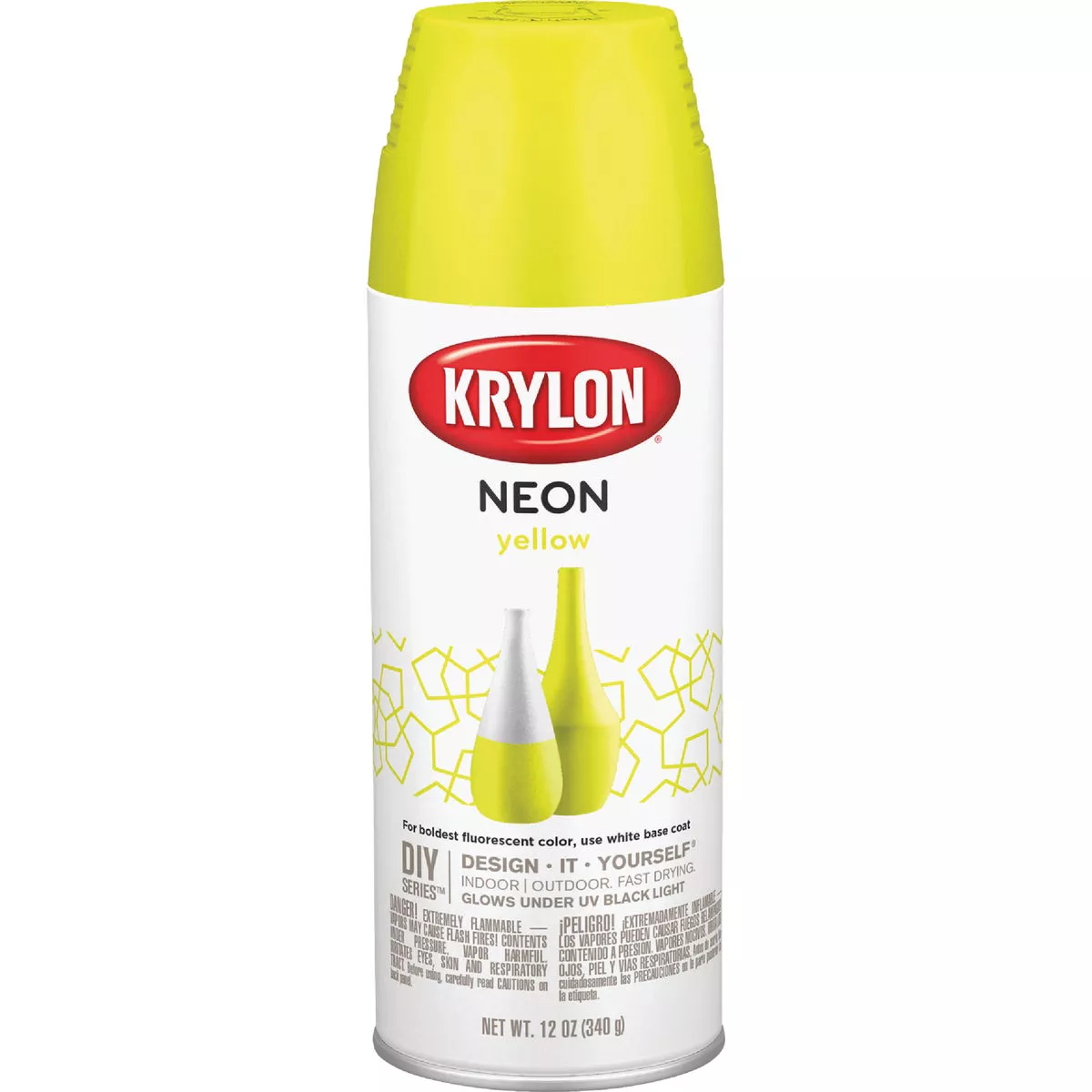 Krylon 12 Oz. Neon Yellow Spray Paint - photo 2