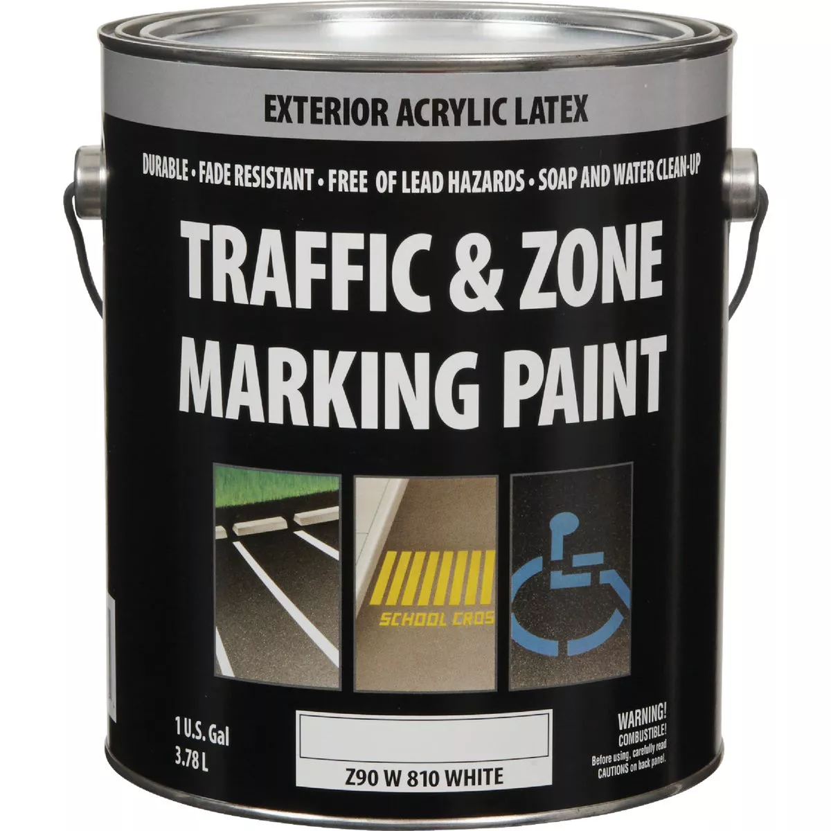 Traffic & Zone White Latex Gallon Traffic Paint