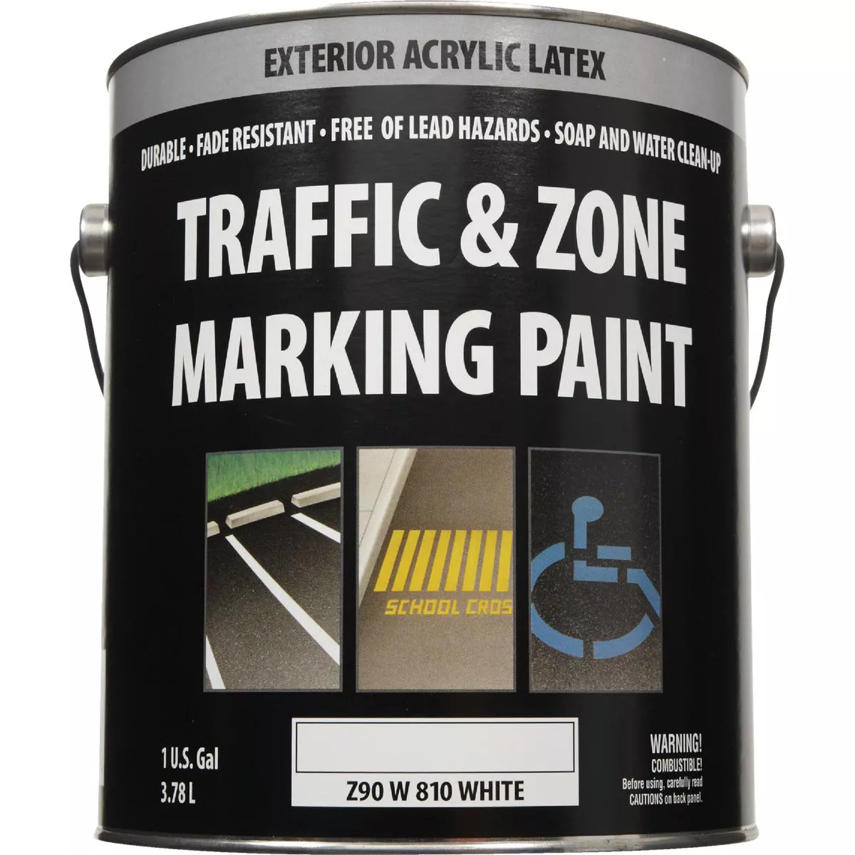 Traffic & Zone White Latex Gallon Traffic Paint - photo 2