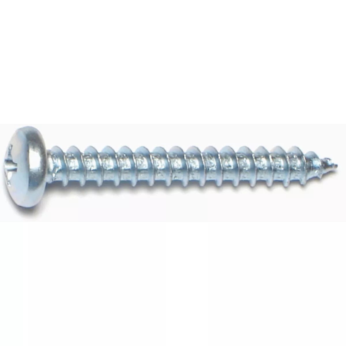 Midwest Fastener #10 x 1-1/2 In. Zinc Plated Steel Phillips Pan Head Sheet Metal Screws (1 Ct.)-