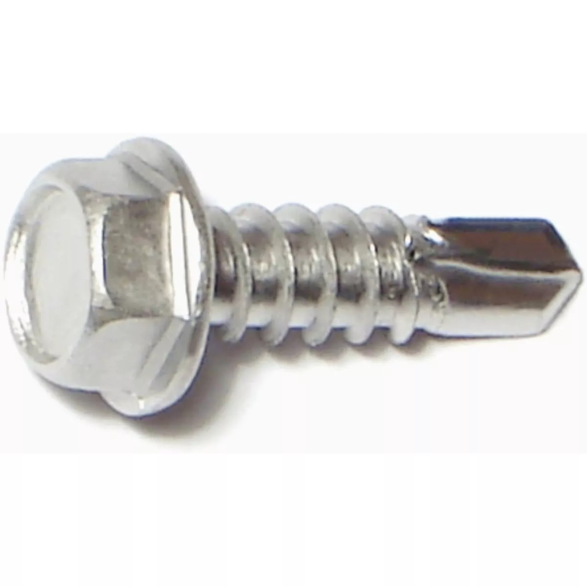 Midwest Fastener #12-14 x 3/4 In. 410 Stainless Steel Hex Washer Head Self-Drilling Screws