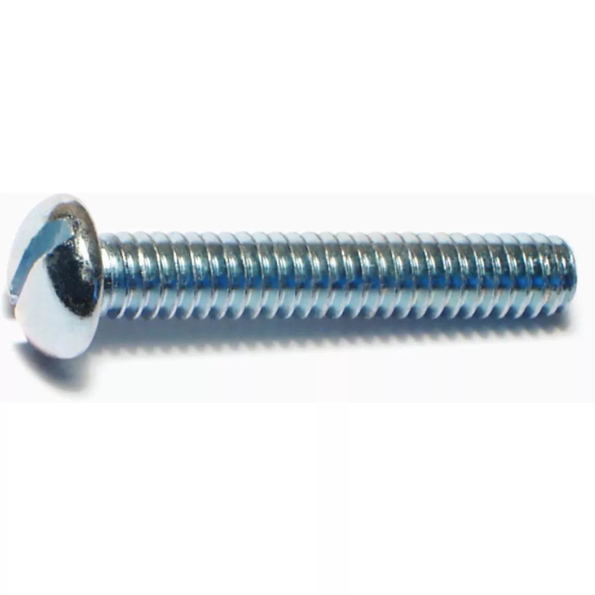 Midwest Fastener 1/4 In.-20 x 1-1/2 In. Zinc Plated Steel Coarse Thread Slotted Round Head Machine Screws (1 Ct.)
