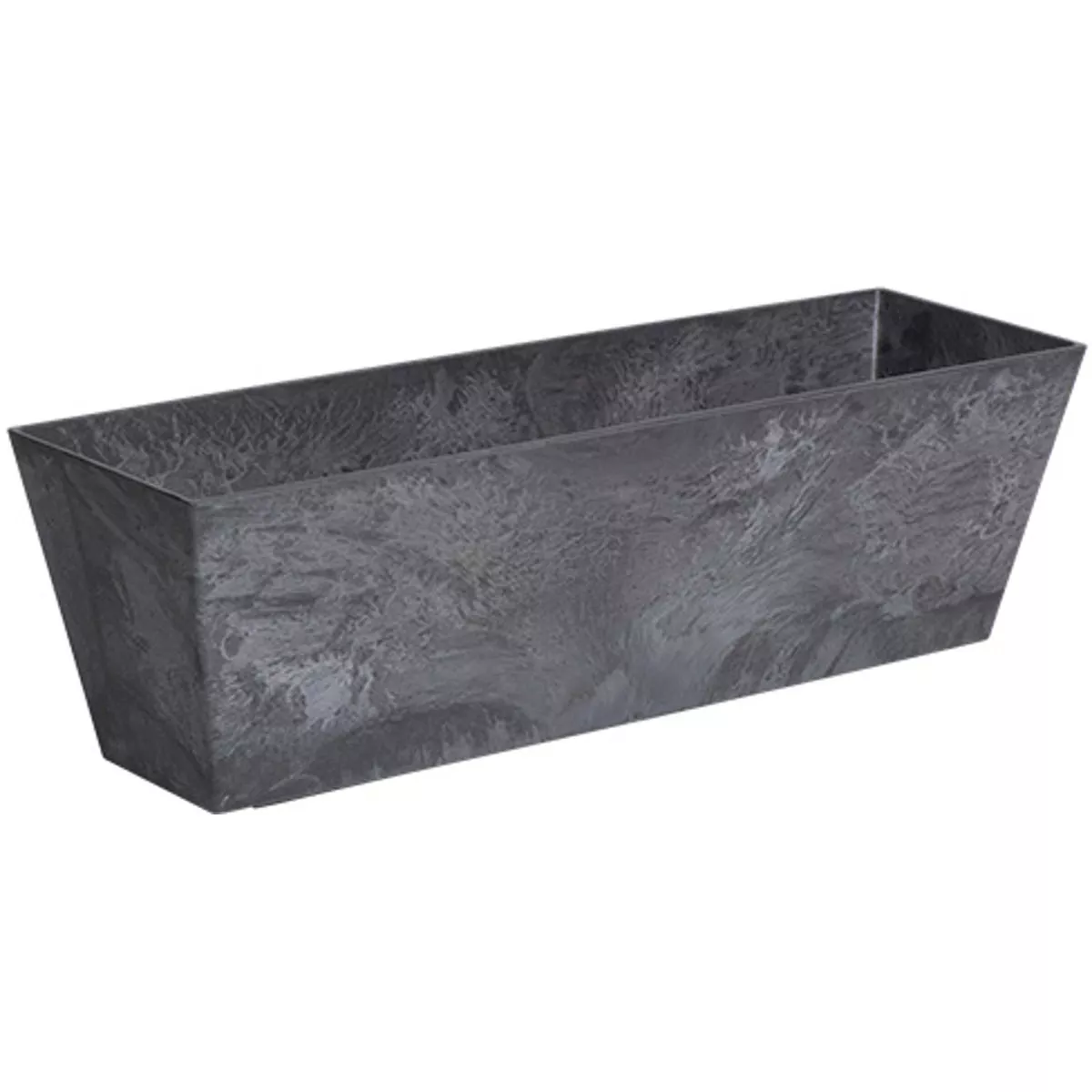 Novelty Stoneart Ella 21.5 In. L. Black Resin Flowerbox-