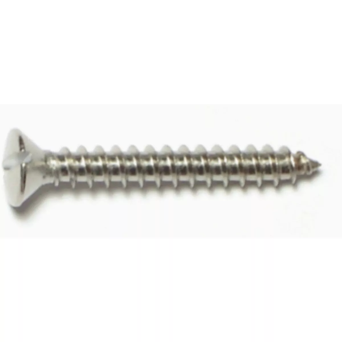 Midwest Fastener #8 x 1-1/4 In. 18-8 Stainless Steel Slotted Oval Head Sheet Metal Screws (20 Ct.)