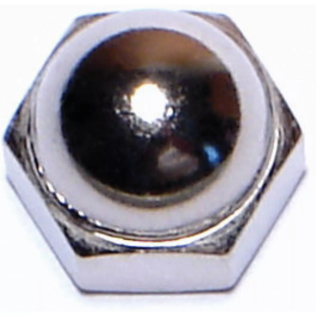 Midwest Fastener 1/4 In.-20 Nickel Plated Steel Coarse Thread Acorn Cap Nuts (10 Ct.)