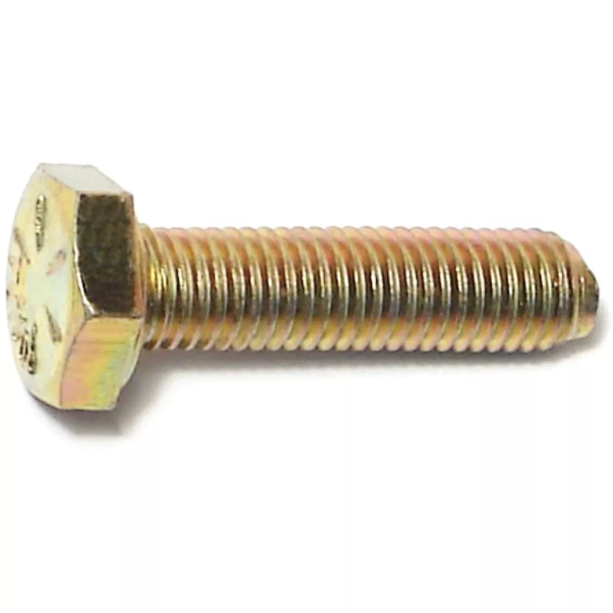 Midwest Fastener 1/4 In.-28 x 1 In. Zinc Plated Grade 8 Steel Fine Thread Hex Cap Screws