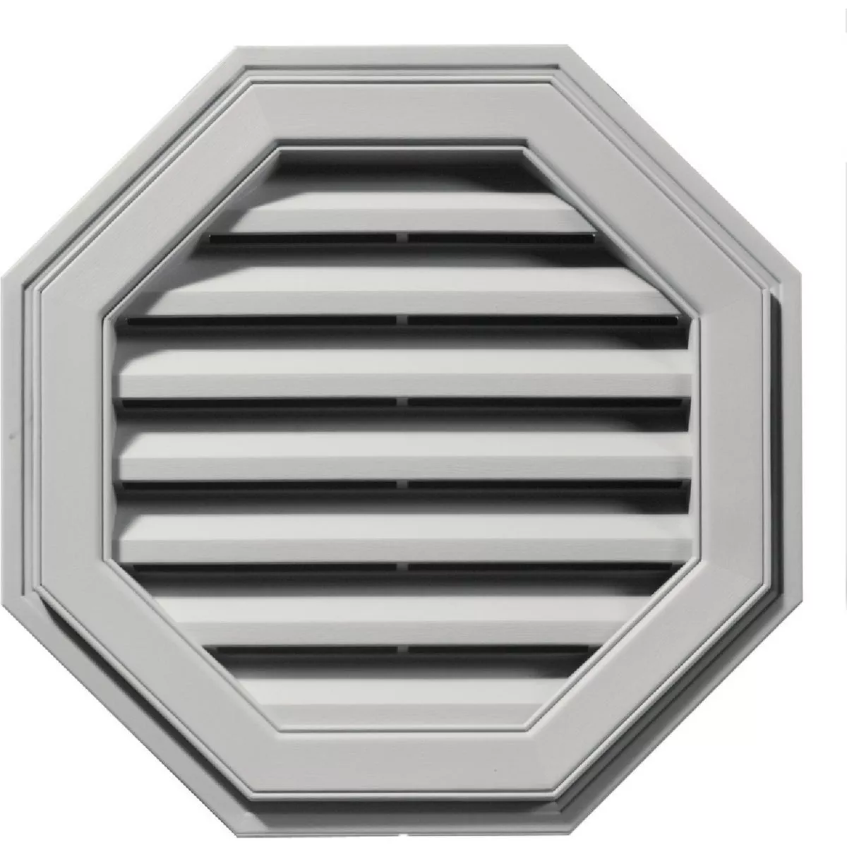 Builders Edge 22 in. Octagon Gable Attic Vent, Paintable