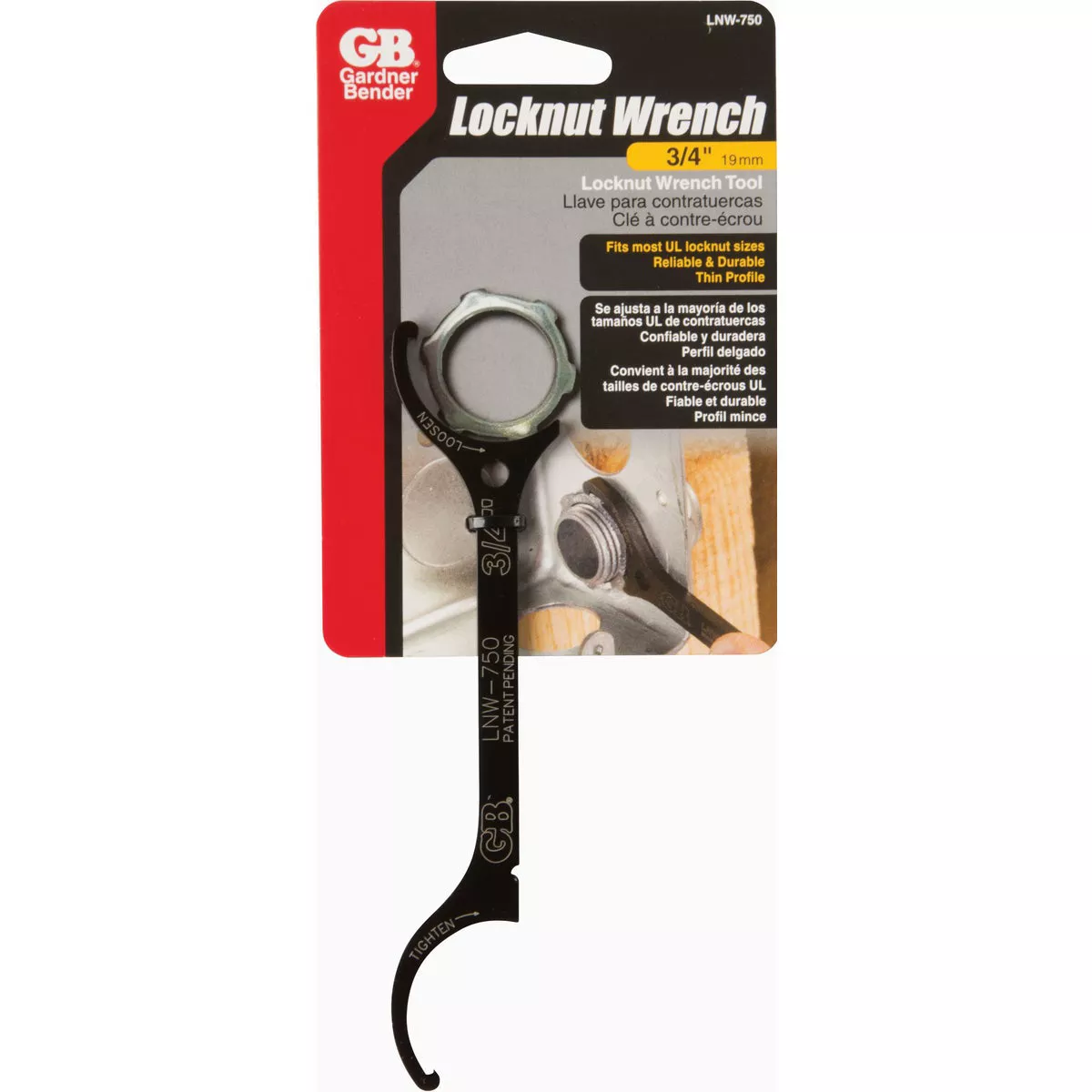 Gardner Bender 3/4 In. Locknut Wrench