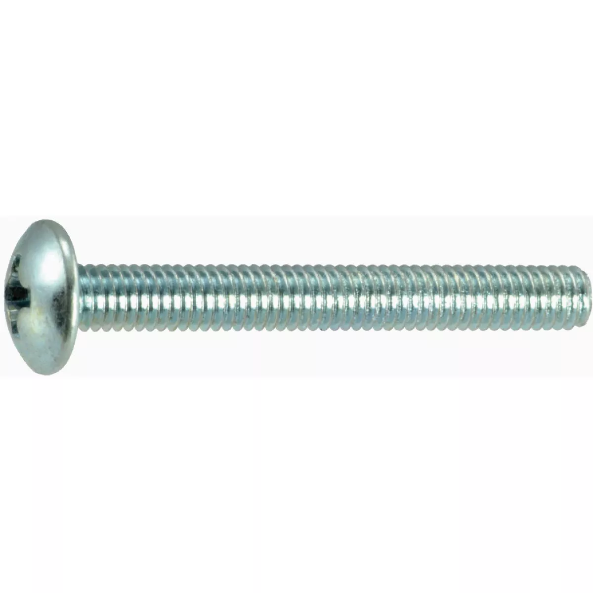 Midwest Fastener 3mm-0.5 x 25mm Zinc Plated Class 4.8 Steel Coarse Thread Phillips Truss Head Machine Screws