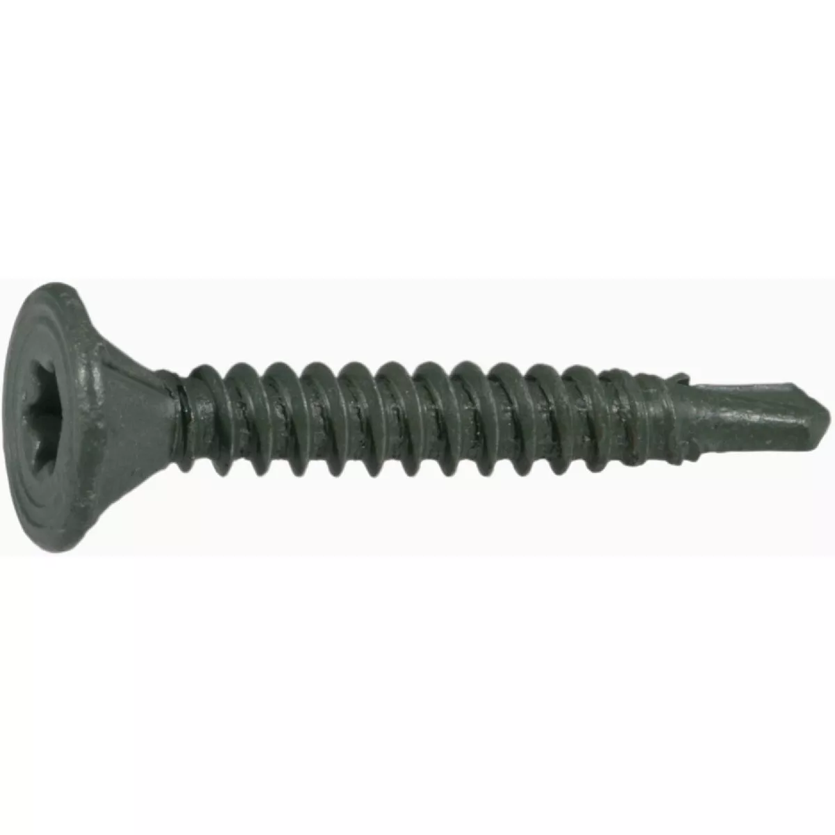 Midwest Fastener #9 x 1-1/4 In. Green Ceramic Coated Steel Star Drive Cement Board Self-Drilling Screws