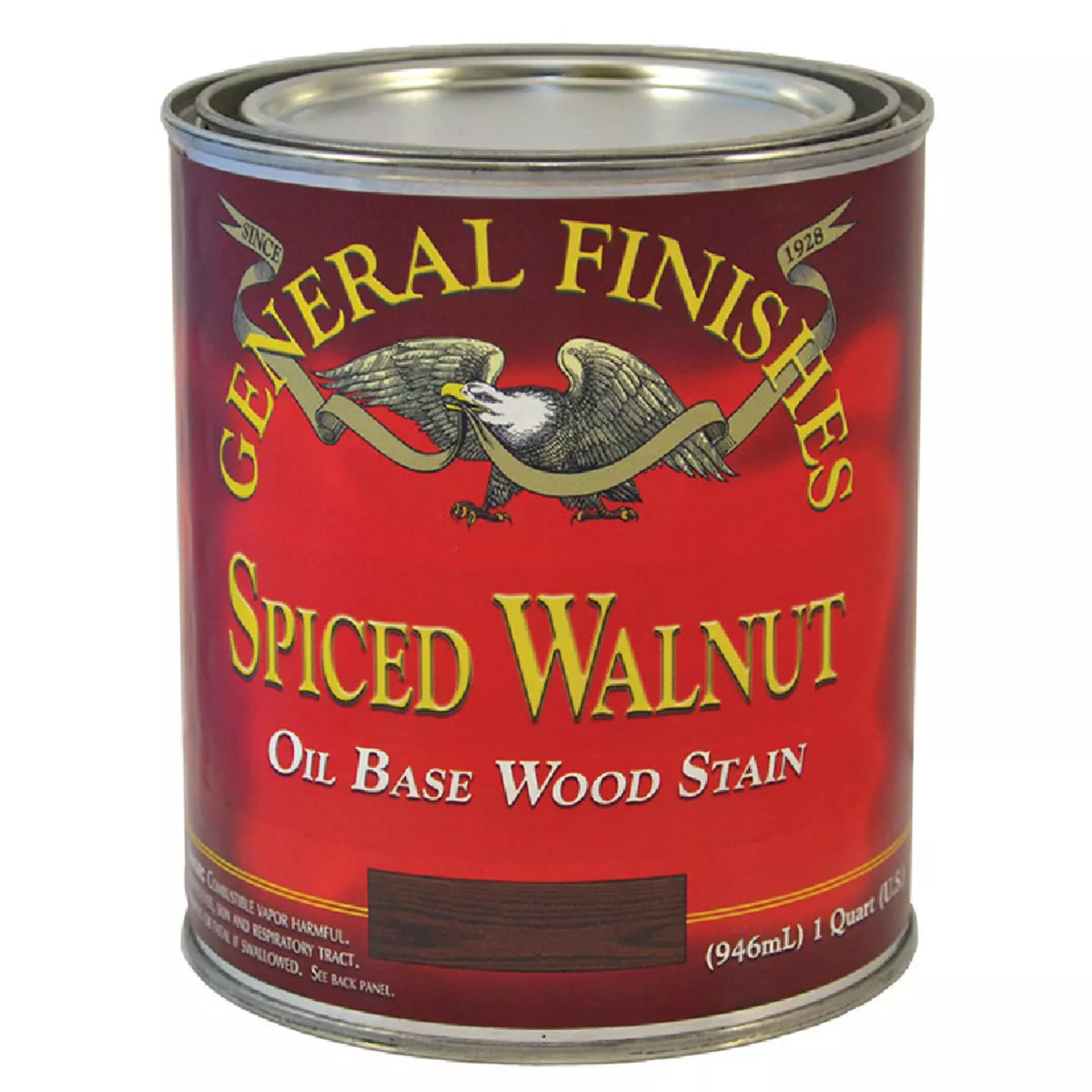 General Finishes Oil Based Spiced Walnut Interior Stain, 1 Qt., 196-753