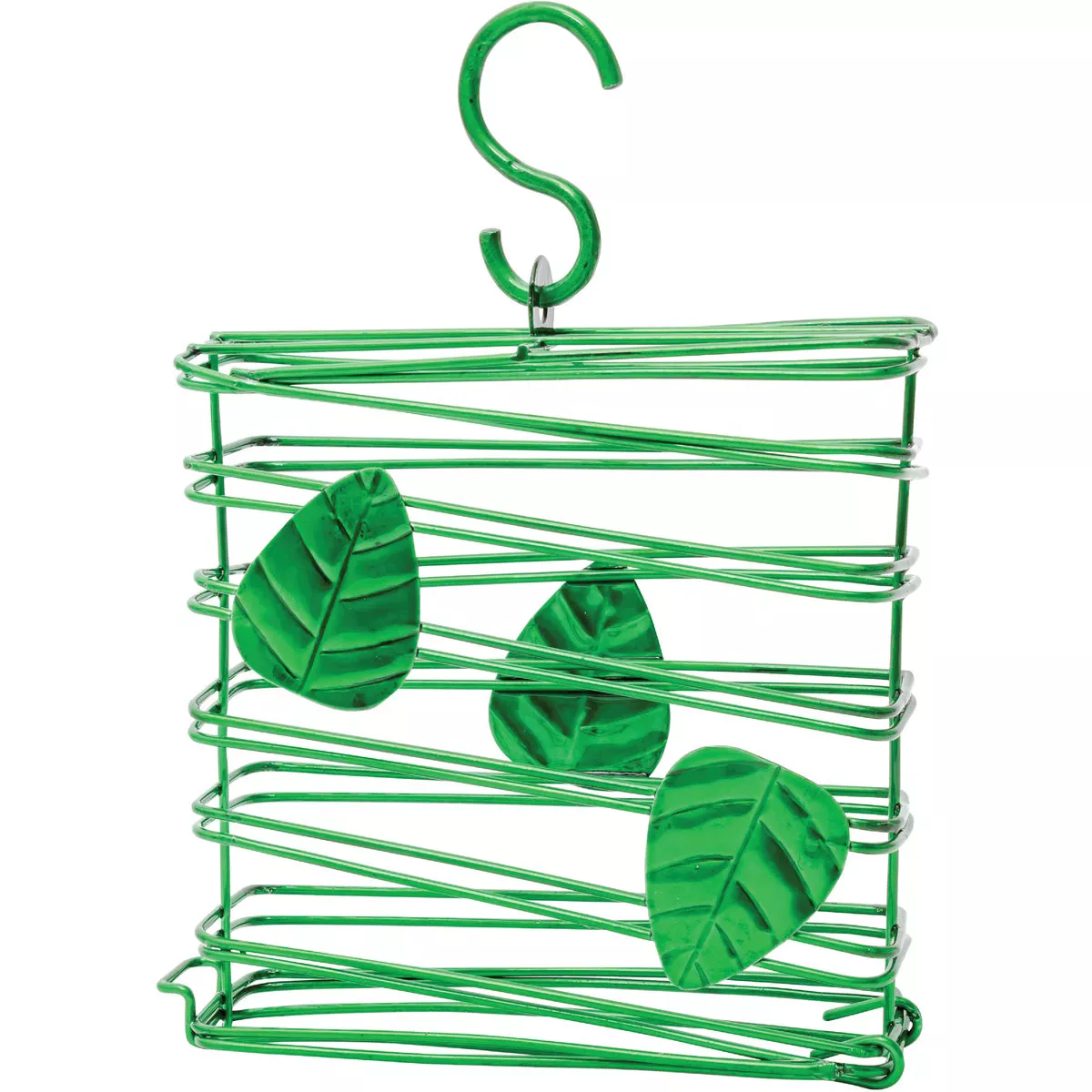 Heath Green 1-Cake Metal Tuscan Vine Suet Feeder