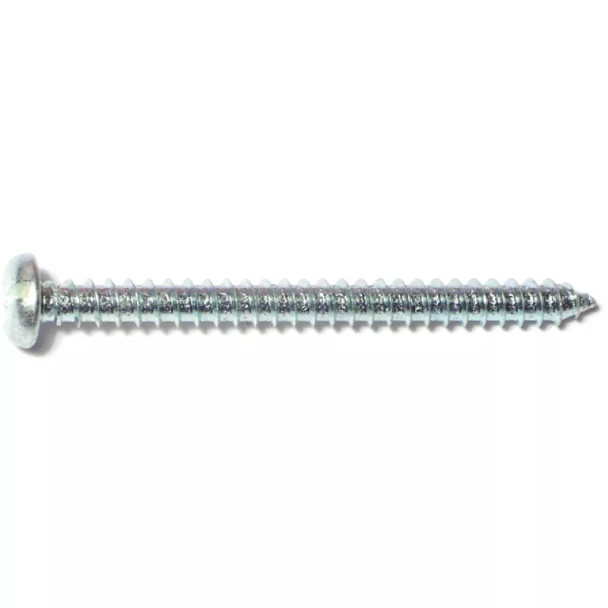 Midwest Fastener #14 x 3 In. Zinc Plated Steel Slotted Pan Head Sheet Metal Screws