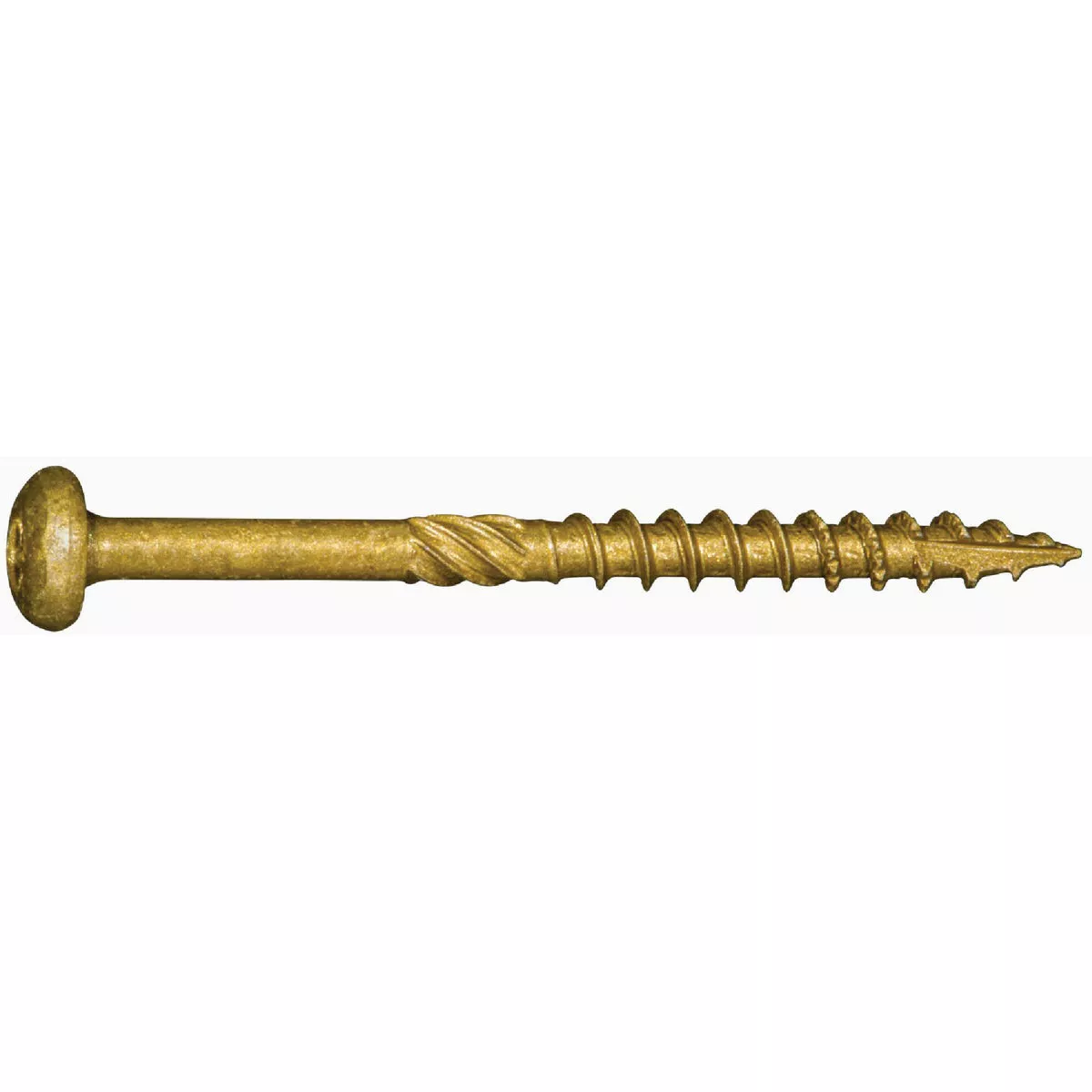 Midwest Fastener #9 x 2-1/4 In. Tan XL1500 Coated Steel Star Drive Pan Head Saberdrive Deck Screws