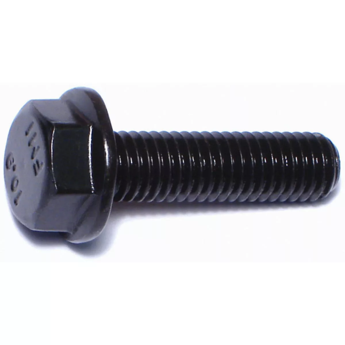 Midwest Fastener 6mm-1.0 x 50mm Black Phosphate Class 10.9 Steel Coarse Thread Hex Washer Head Flange Bolts (5 Ct.)