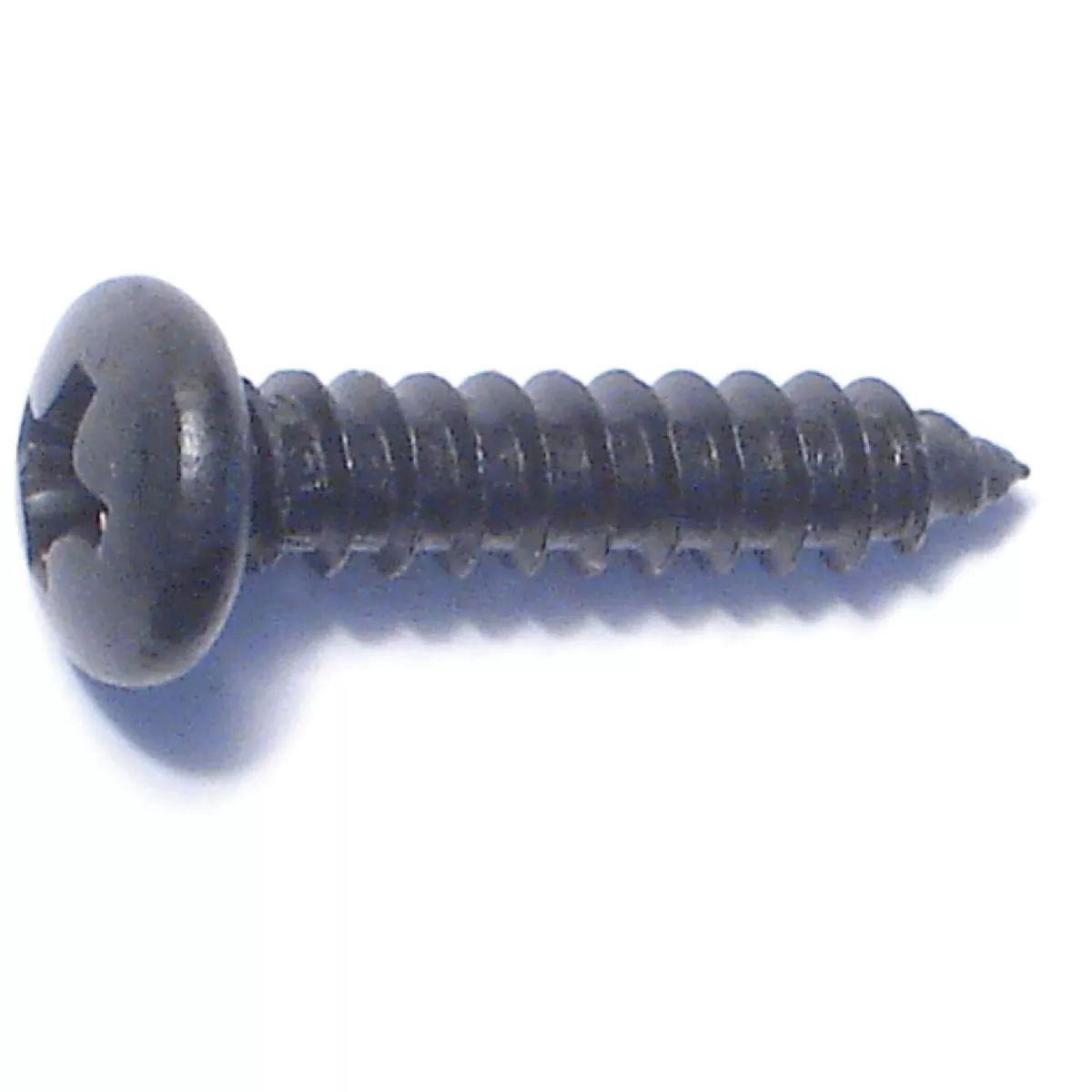 Midwest Fastener #8 x 3/4 In. Black Steel Phillips Pan Head Sheet Metal Screws (20 Ct.)-