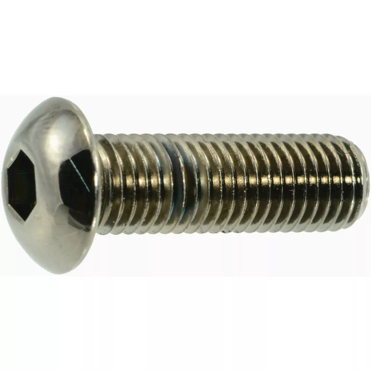 Midwest Fastener 5/16 In.-24 x 1 In. Black Chrome Plated Steel Fine Thread Button Head Socket Cap Screws
