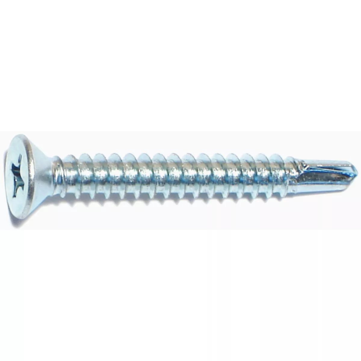 Midwest Fastener #10-16 x 1-1/2 In. Zinc Plated Steel Phillips Flat Head Self-Drilling Screws (100 Ct.)