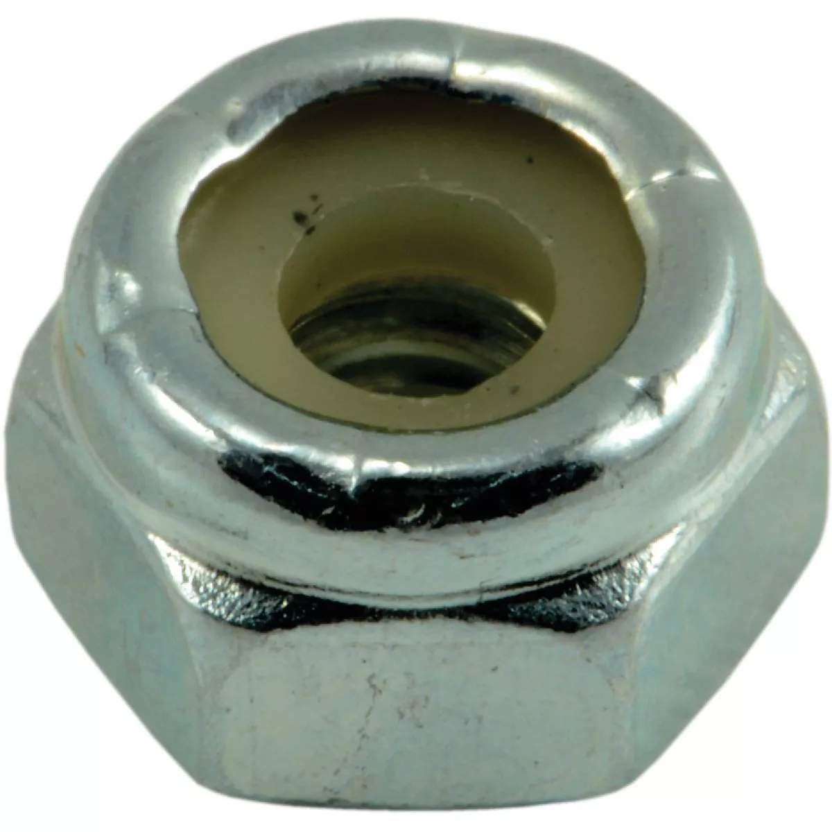 Midwest Fastener #10-24 Zinc Plated Grade 2 Steel Coarse Thread Nylon Insert Lock Nuts (40 Ct.)