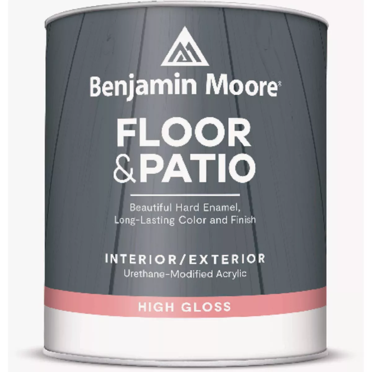 Benjamin Moore Latex High Gloss Floor & Patio Enamel, White, 1 Qt.