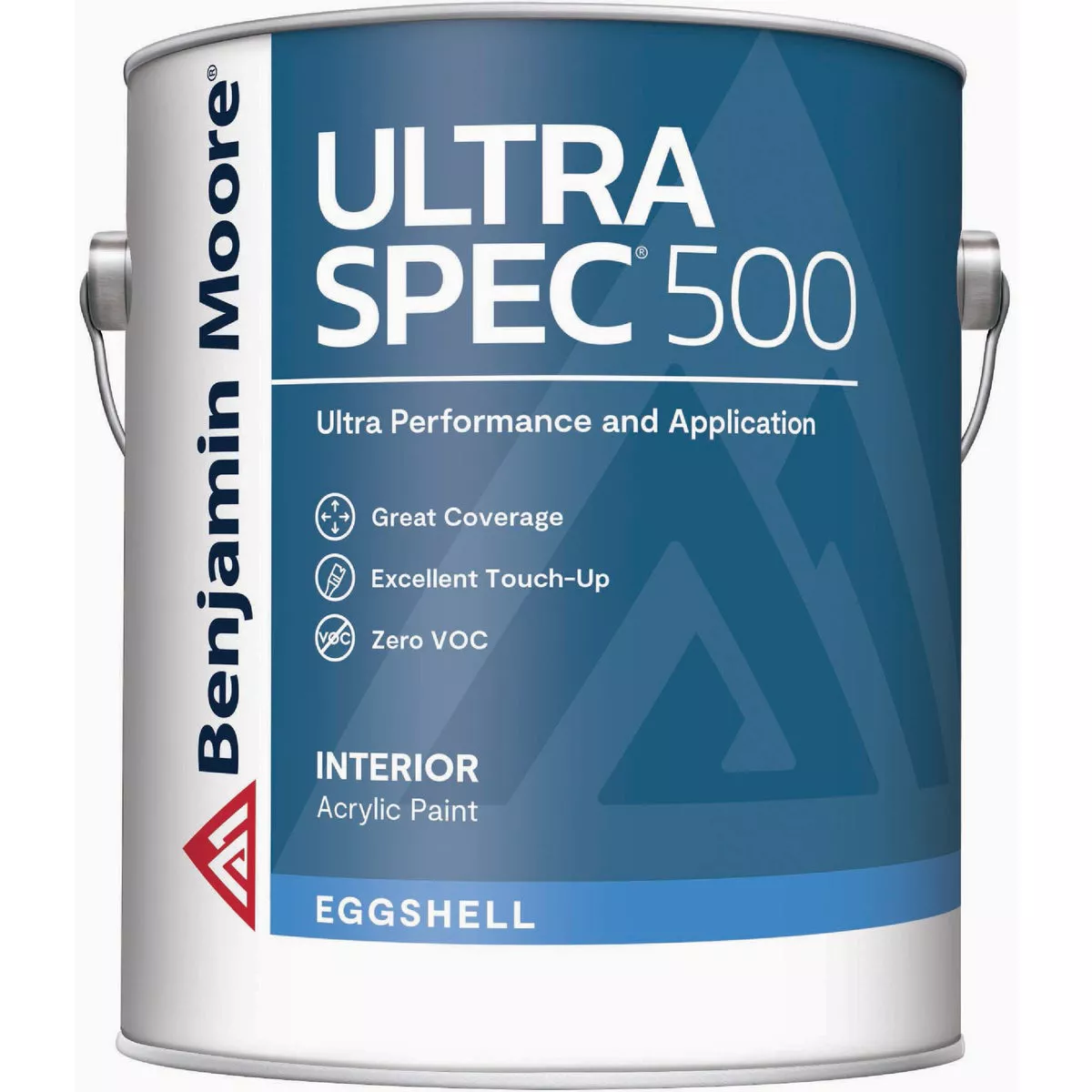 Benjamin Moore Ultra Spec 500 Acrylic Copolymer Eggshell Interior Wall Paint, Base 3, 1 Gal.