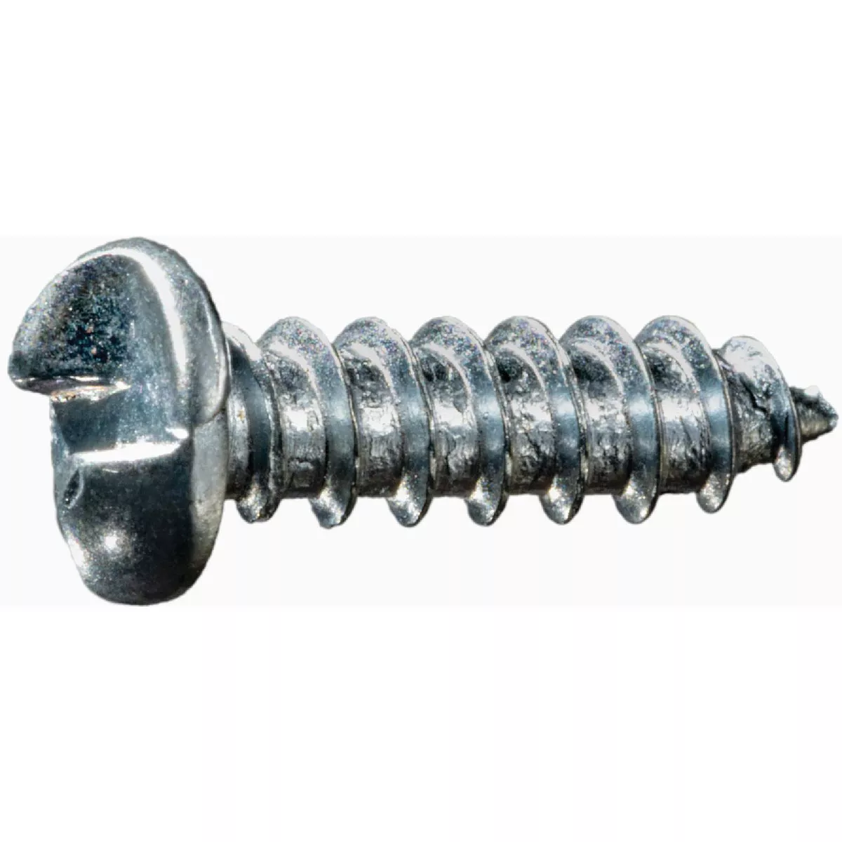 Midwest Fastener #6 x 1/2 In. Zinc Plated Steel One-Way Slotted Pan Head Sheet Metal Screws
