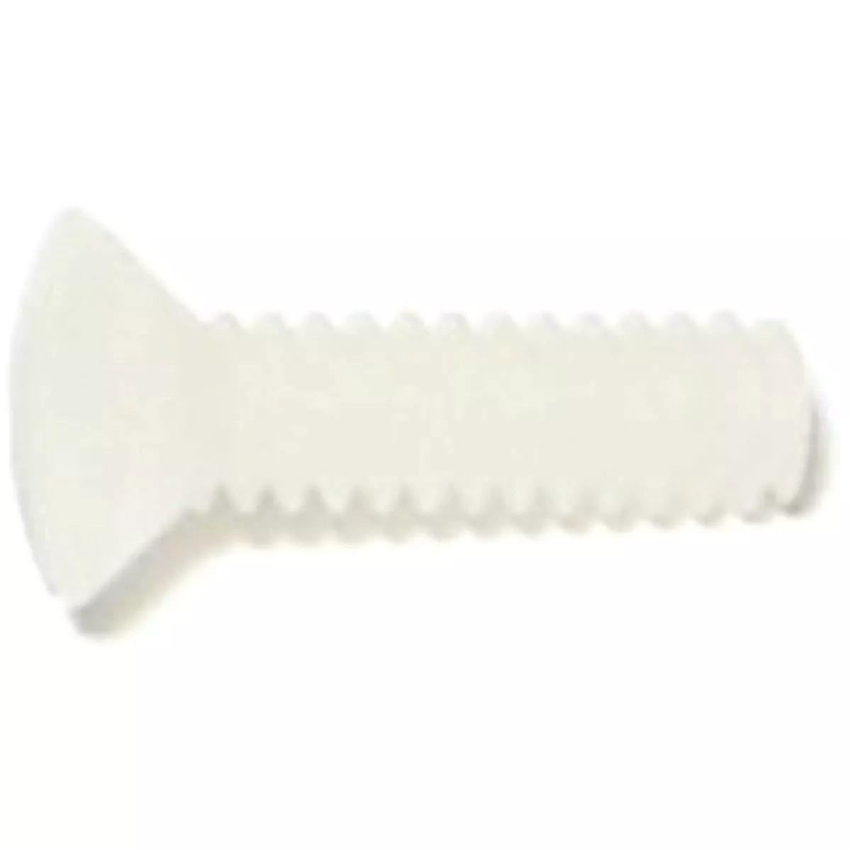 Midwest Fastener #6-32 x 1/2 In. Nylon Plastic Coarse Thread Slotted Oval Head Machine Screws (25 Ct.)-
