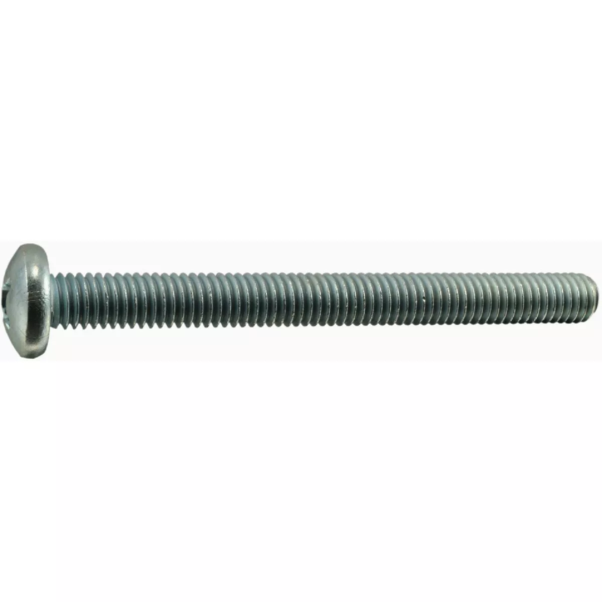 Midwest Fastener 3/8 In.-16 x 4 In. Zinc Plated Steel Coarse Thread Phillips Pan Head Machine Screws (6 Ct.)-