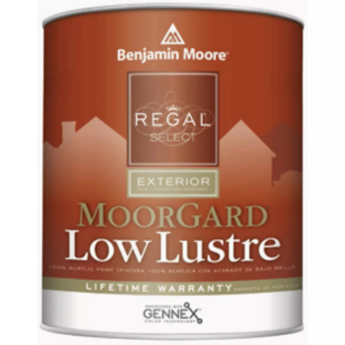 Benjamin Moore Regal Select MoorGard Acrylic Latex Low Lustre Exterior House Paint, Medium Base, 1 Qt.