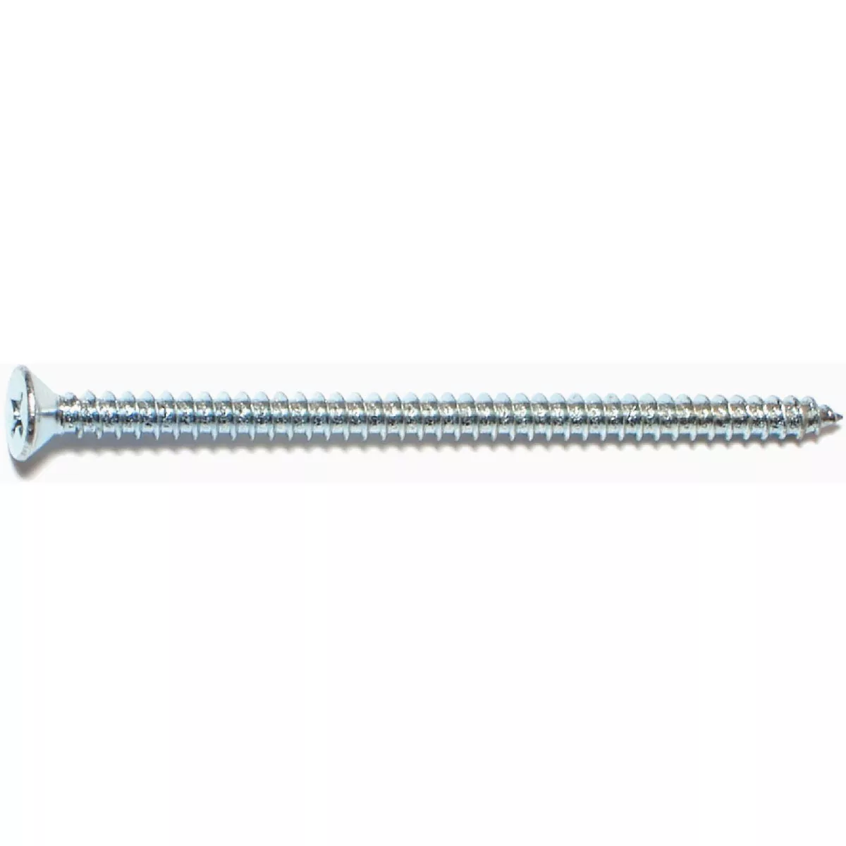 Midwest Fastener #8 x 3 In. Zinc Plated Steel Phillips Flat Head Sheet Metal Screws