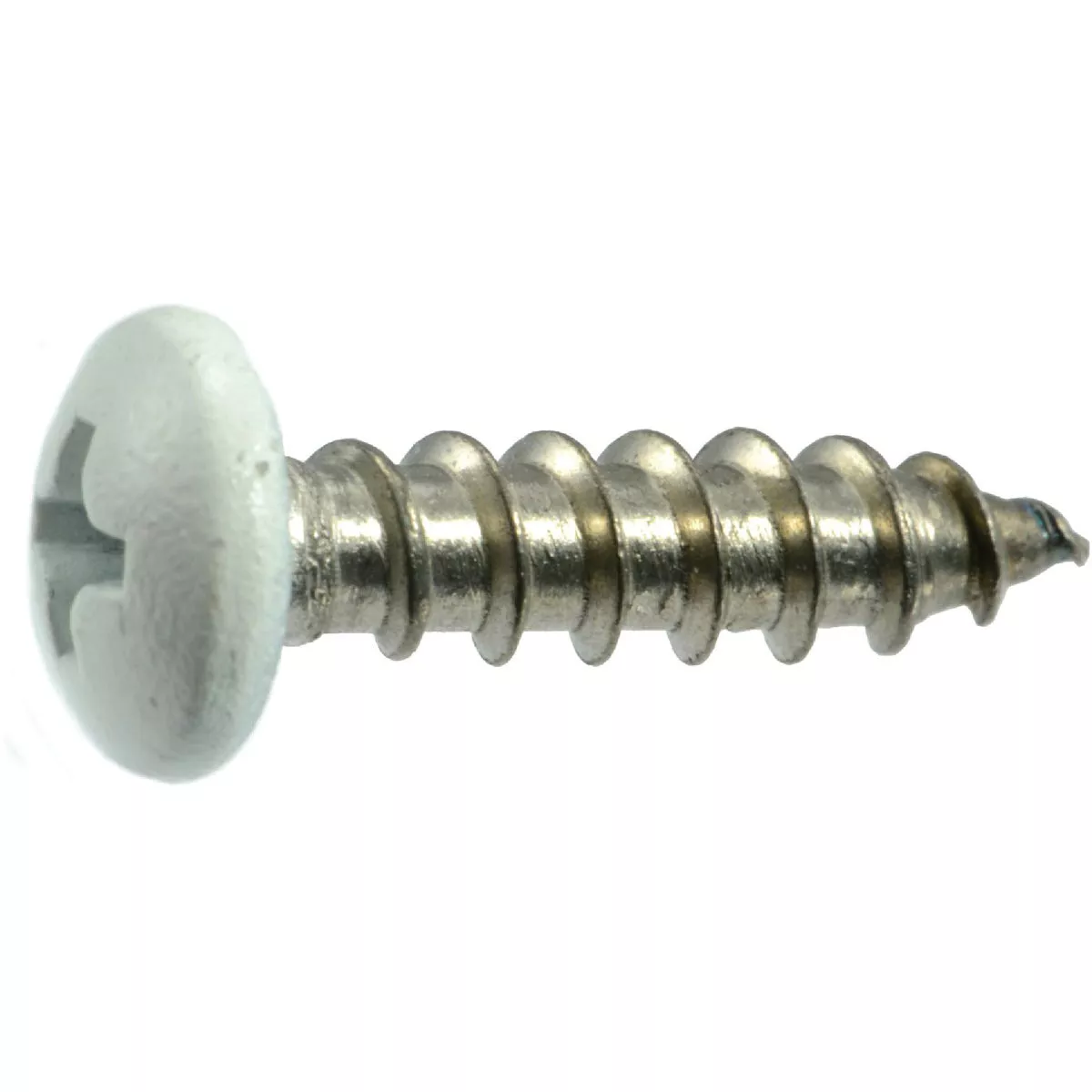Midwest Fastener #10 x 3/4 In. White Painted 18-8 Stainless Steel Phillips Pan Head Sheet Metal Screws