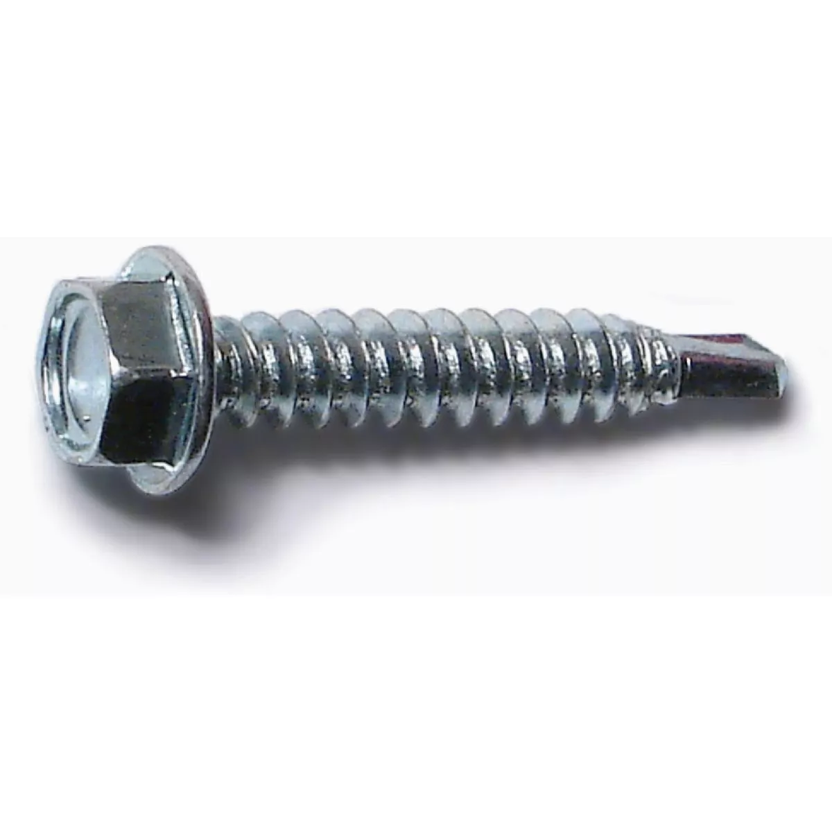 Midwest Fastener #8-18 x 1 In. Zinc Plated Steel Hex Washer Head Self-Drilling Screws (980 Ct.)