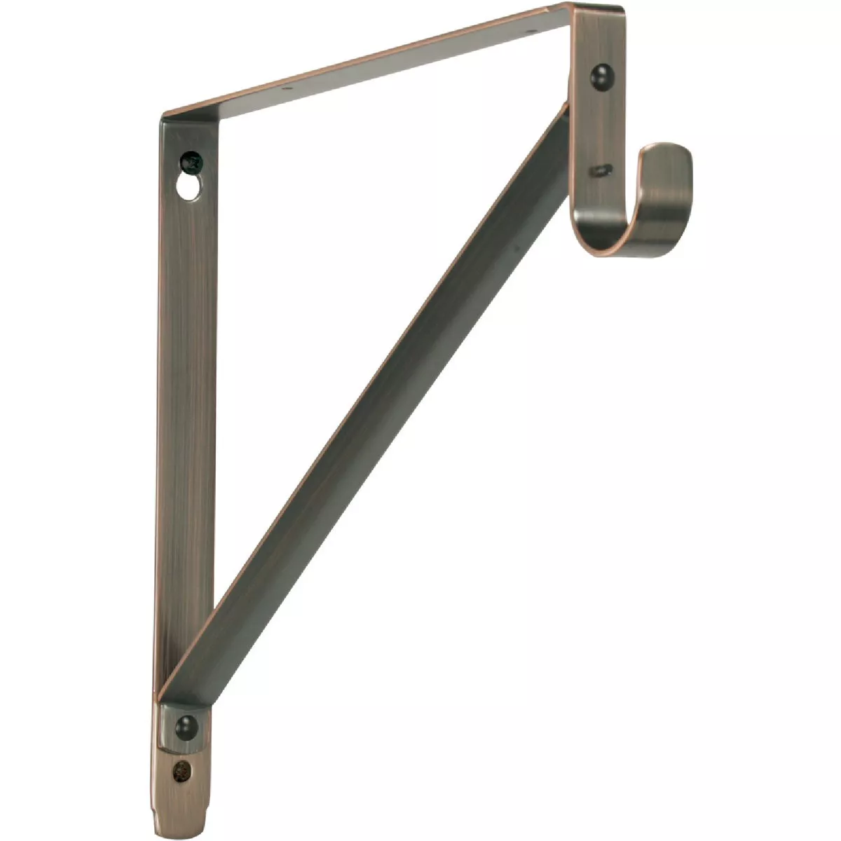 Lido Oil Rubbed Bronze Lido Shelf & Rod Bracket 1-5/16" Tubing