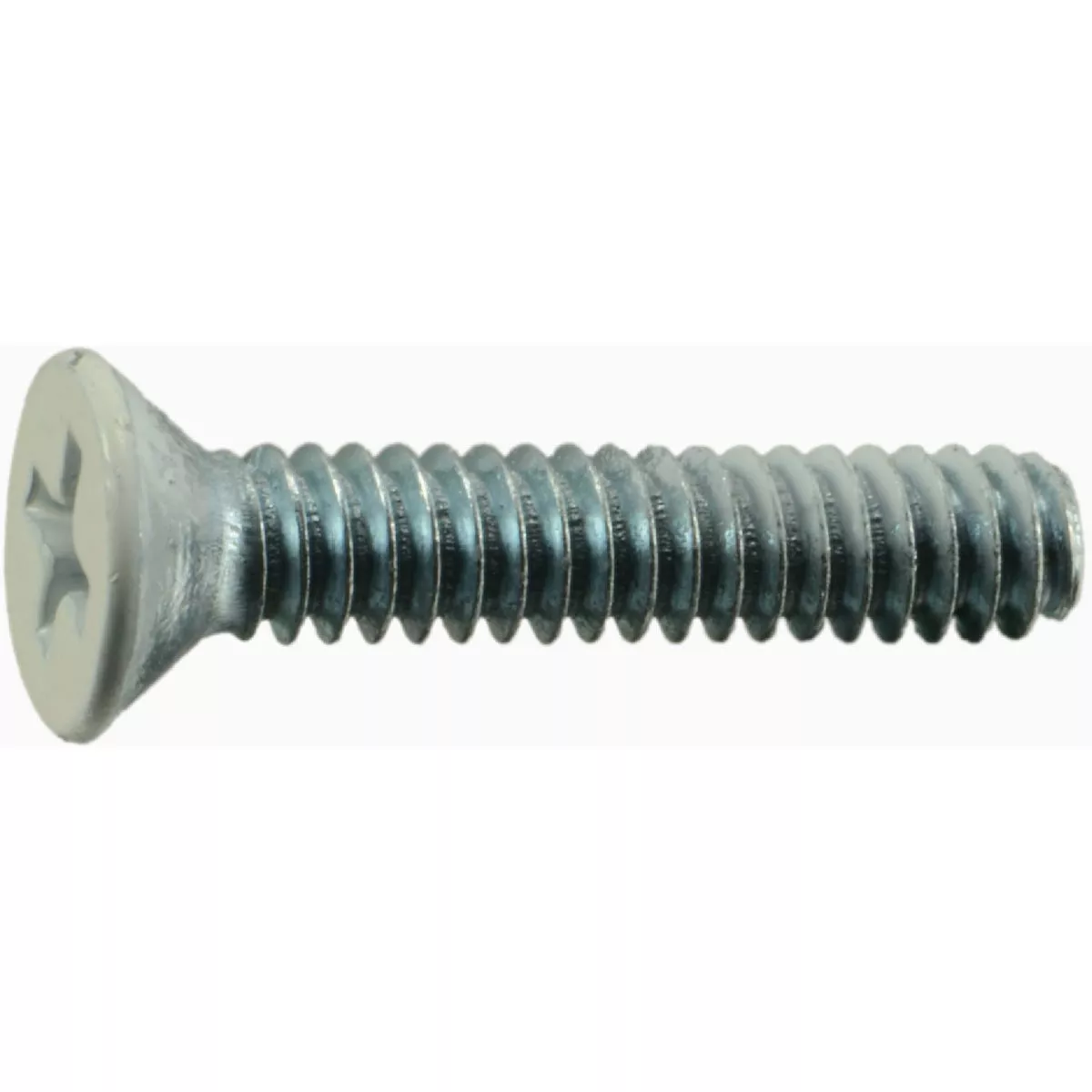 Midwest Fastener #10-24 x 1 In. White Painted Head Zinc Plated Steel Coarse Thread Phillips Flat Head Machine Screws (15 Ct.)