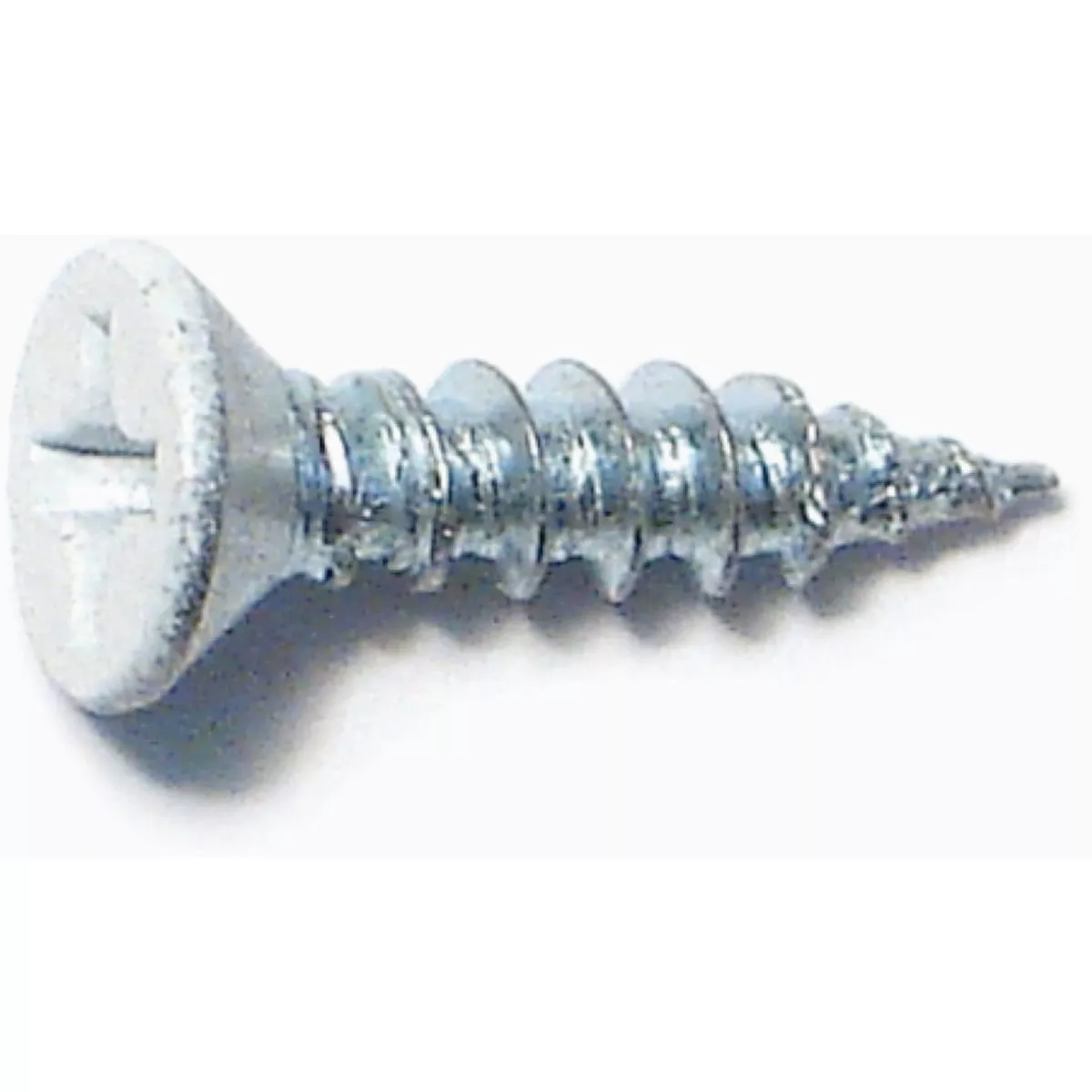 Midwest Fastener #5 x 1/2 In. White Steel Phillips Flat Head Hinge Screws (50 Ct.)