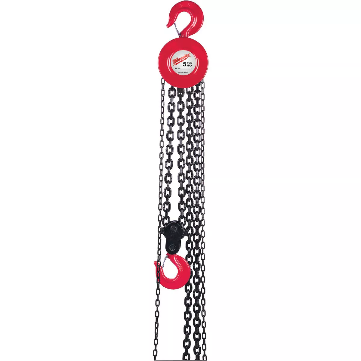 Milwaukee 10,000 Lb. 20 Ft. Lift Chain Block Hoist