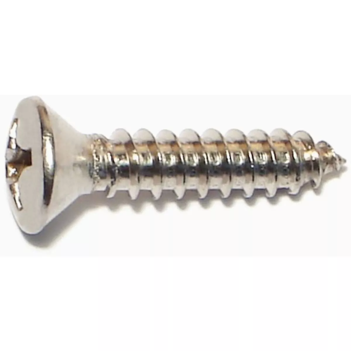 Midwest Fastener #12 x 1 In. 18-8 Stainless Steel Phillips Oval Head Sheet Metal Screws (5 Ct.)