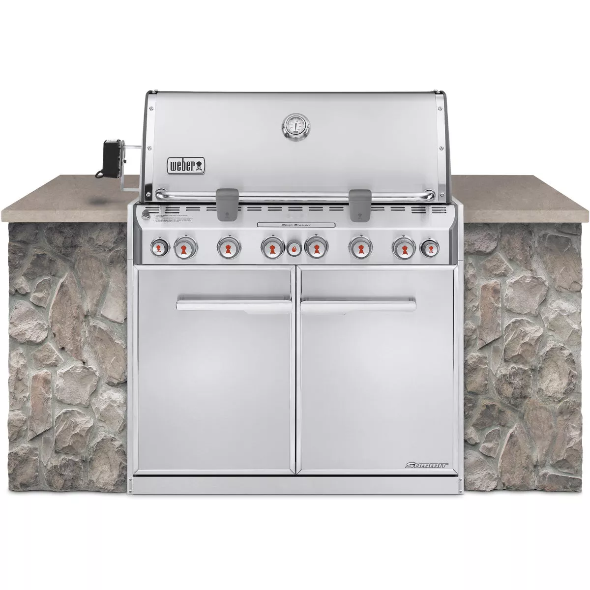 Weber Stephen Summit 6-Burner Stainless Steel 60,000 Natural Gas Grill