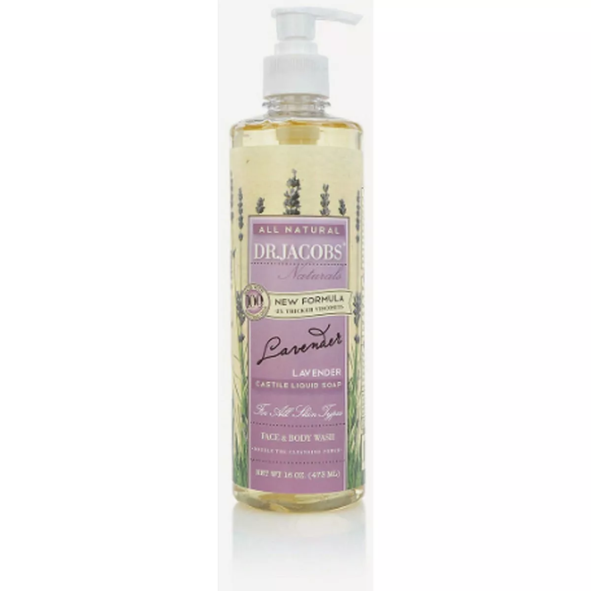 Dr. Jacobs Naturals 16 Oz. Lavender Face & Body Wash-