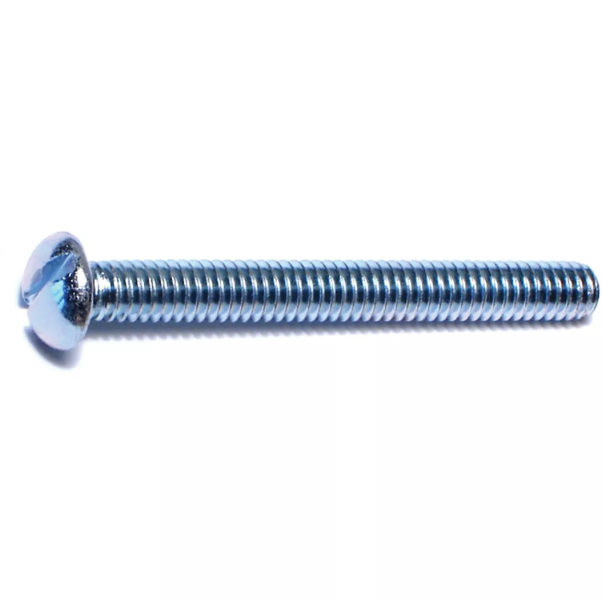 Midwest Fastener #12-24 x 2 In. Zinc Plated Steel Coarse Thread Slotted Round Head Machine Screws