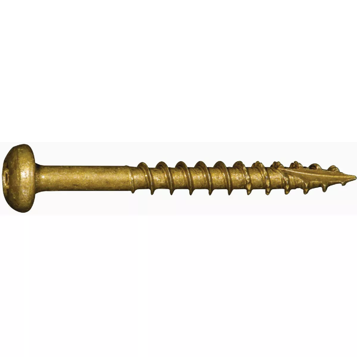 Midwest Fastener SaberDrive #9 x 1-3/4 In. Tan XL1500 Coated Steel Star Drive Pan Head Deck Screws (130 Ct.)-