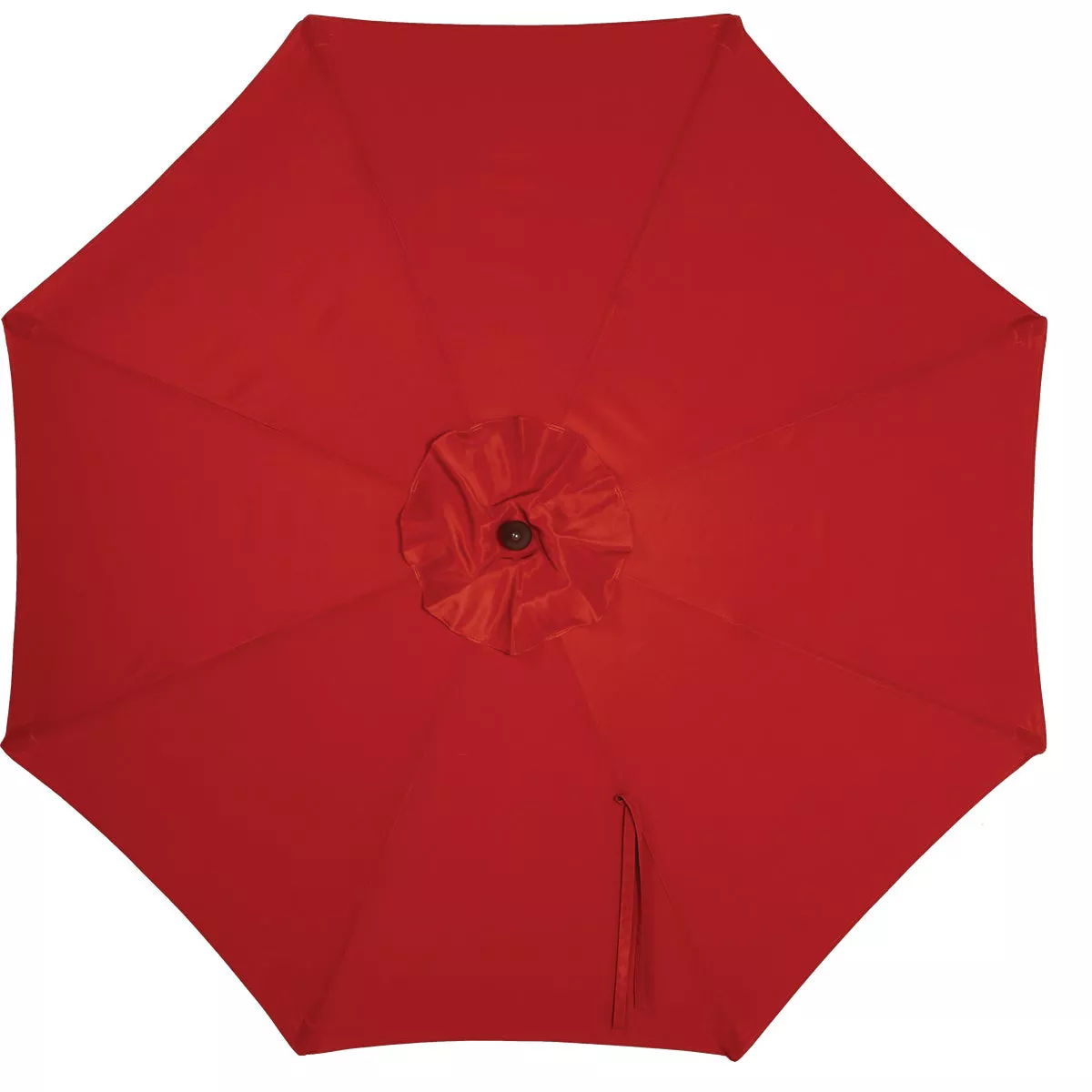 Outdoor Expressions 9 Ft. Pulley Crimson Red Market Patio Umbrella with Chrome Plated Hardware - photo 3