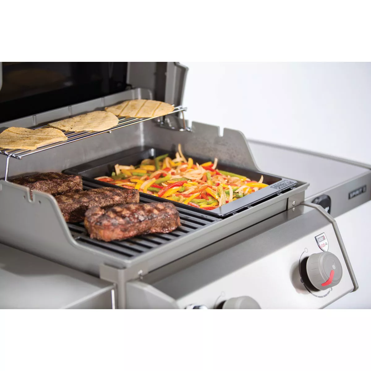 Weber Spirit II 11.9 In. W. x 17.5 In. L. Porcelain Enameled Cast Iron Grill Griddle - photo 4