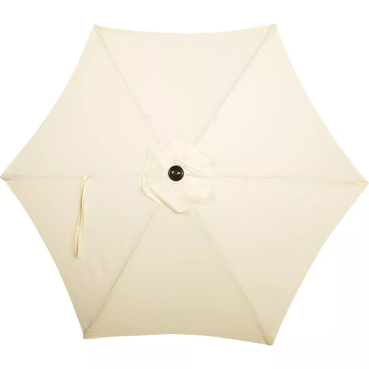Outdoor Expressions 7.5 Ft. Aluminum Tilt/Crank Cream Patio Umbrella - photo 4