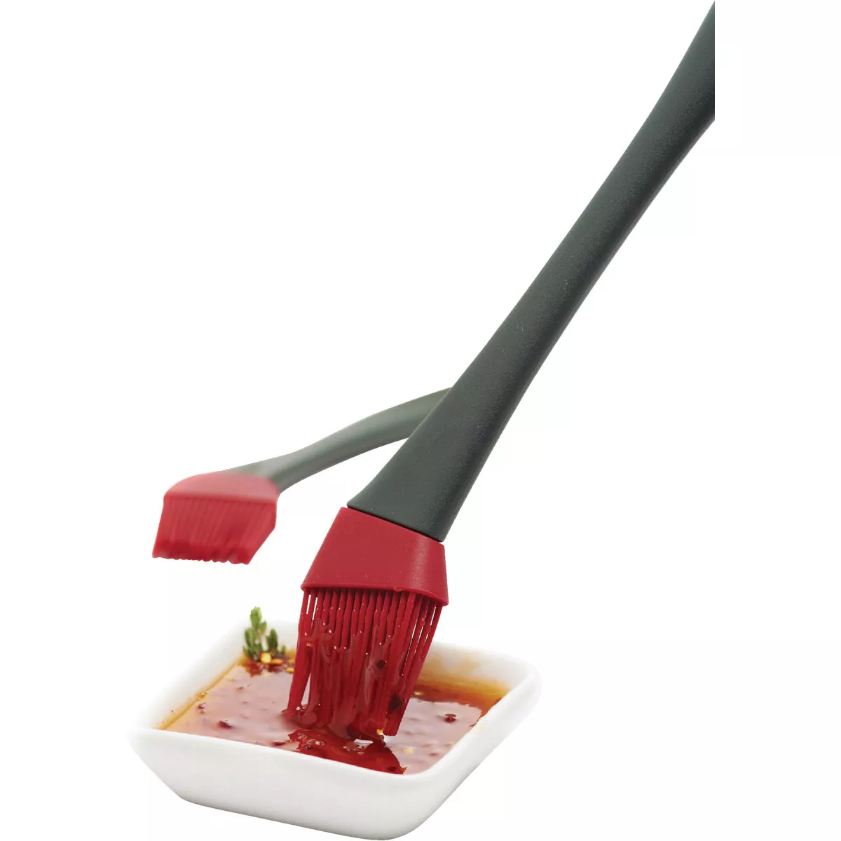 GrillPro Plastic Handle Silicone Bristles Basting Brush (2-Pack) - photo 3