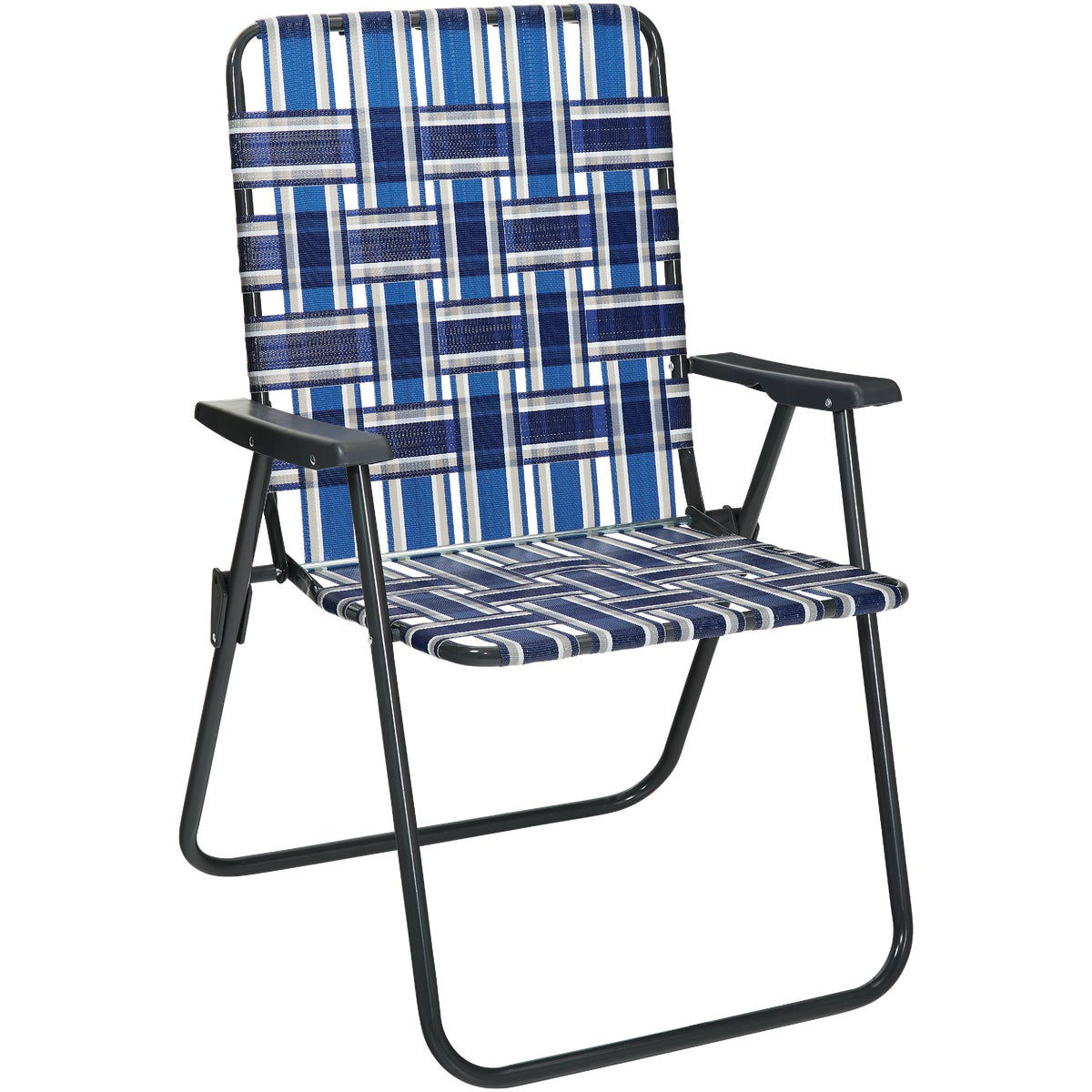 Outdoor Expressions Multi-Color Web Folding Chair | Do it Best