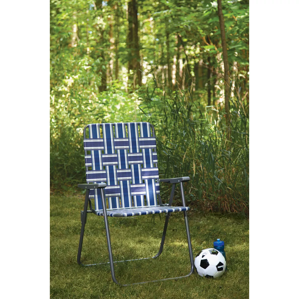 Outdoor Expressions Multi-Color Web Folding Chair - photo 2