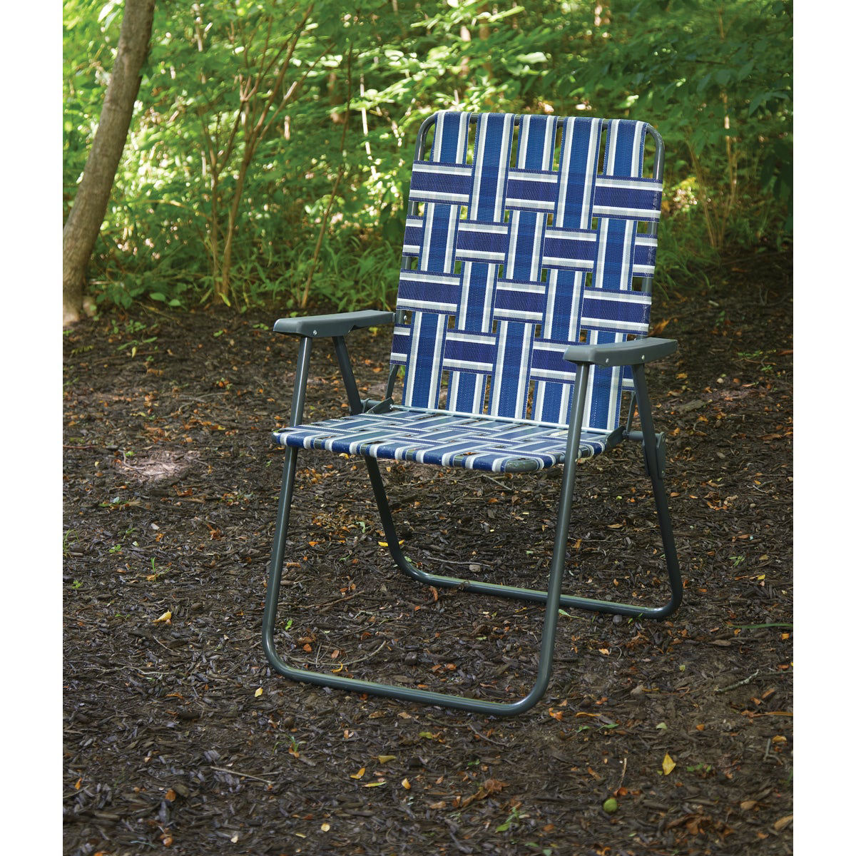 Outdoor Expressions Multi-Color Web Folding Chair | Do it Best