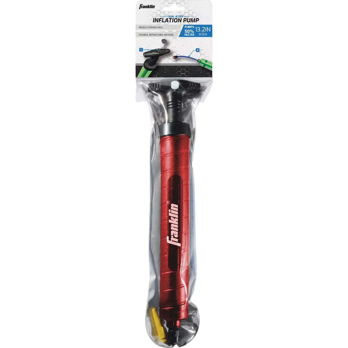 Franklin 14 In. Dual Action Hand Air Pump